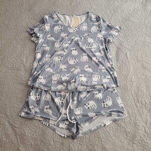 Cute Cat Sleeping Set with Pockets